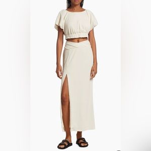 FREE PEOPLE Tovah two piece in cream Size Medium BNWT